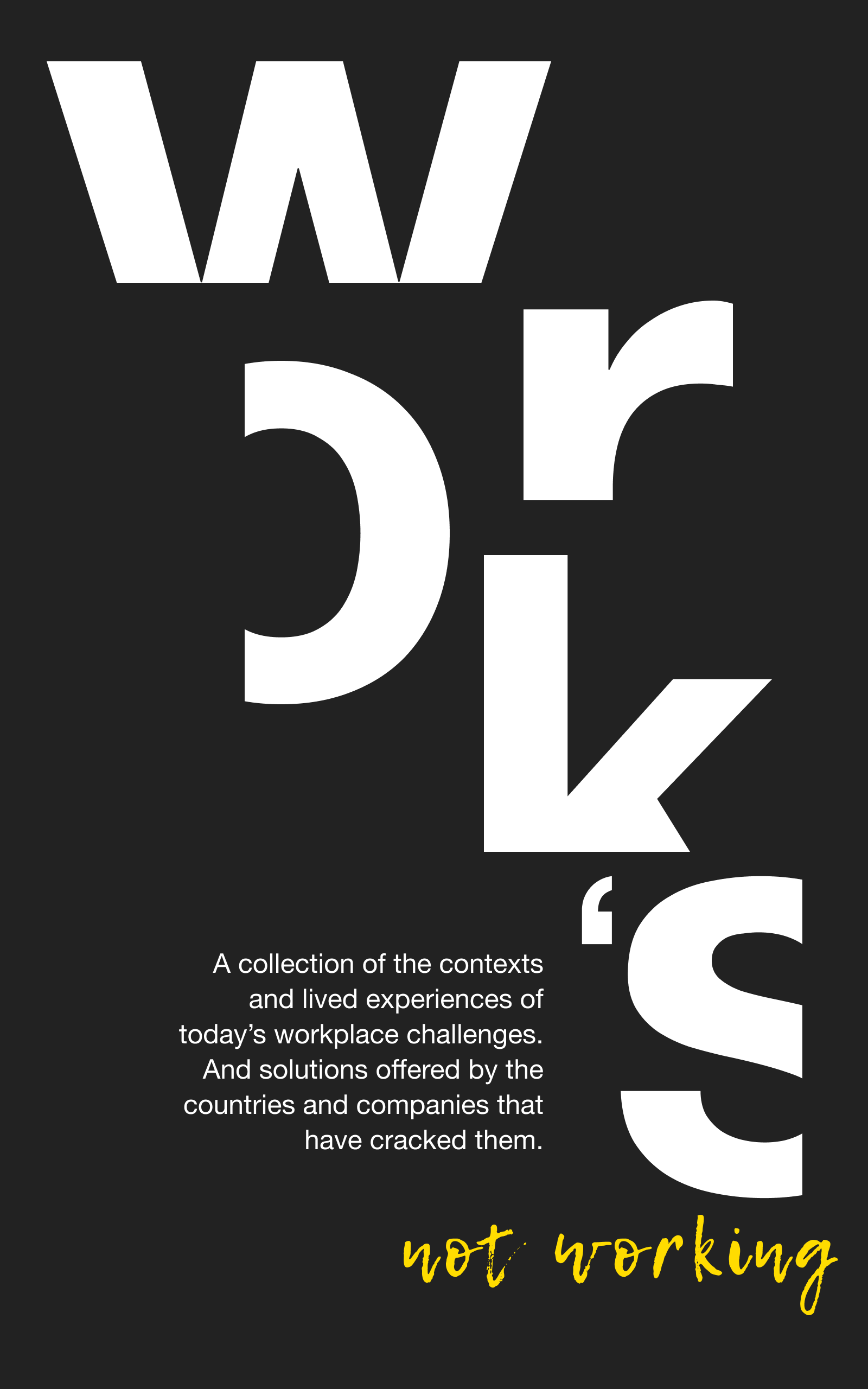 Sonya Lennon's new book cover: Work's Not Working